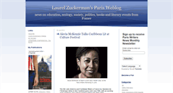 Desktop Screenshot of laurelzuckerman.com